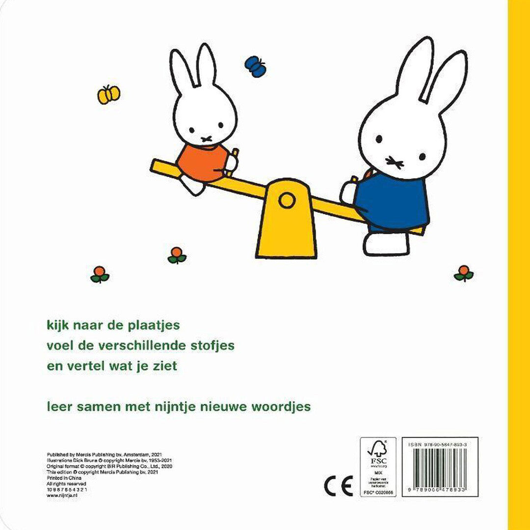 Nijntje voelboek woordjes leren