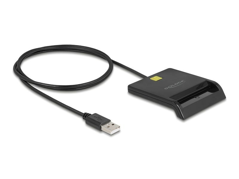 Delock Chipkartenleser USB 2.0 Smartcard Delock USB 2.0 Smartcard Kartenleser für Smartcards mit Kontaktchip