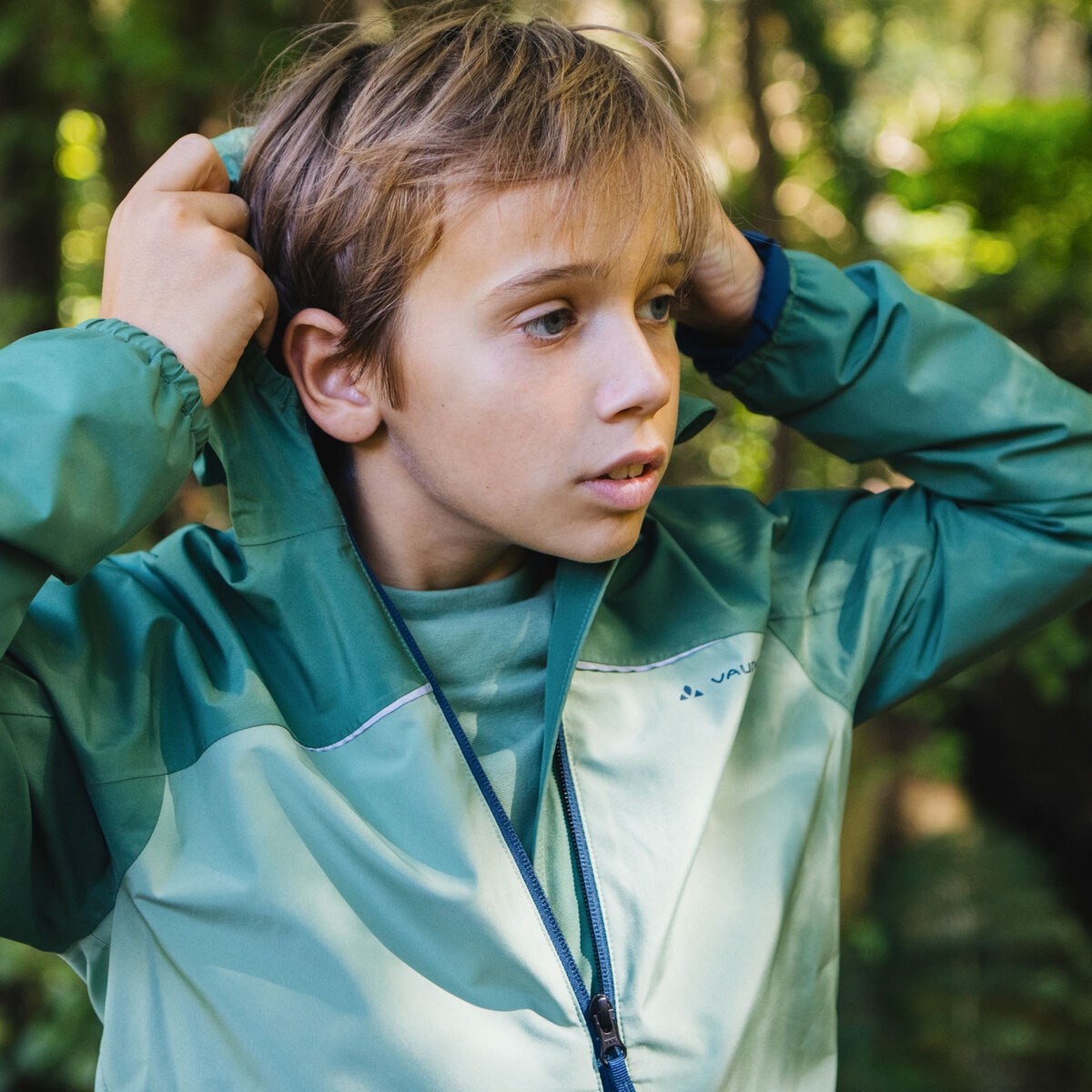 VAUDE Regenjacke »KIDS TURACO JACKET III« mit Kapuze für Kinder
