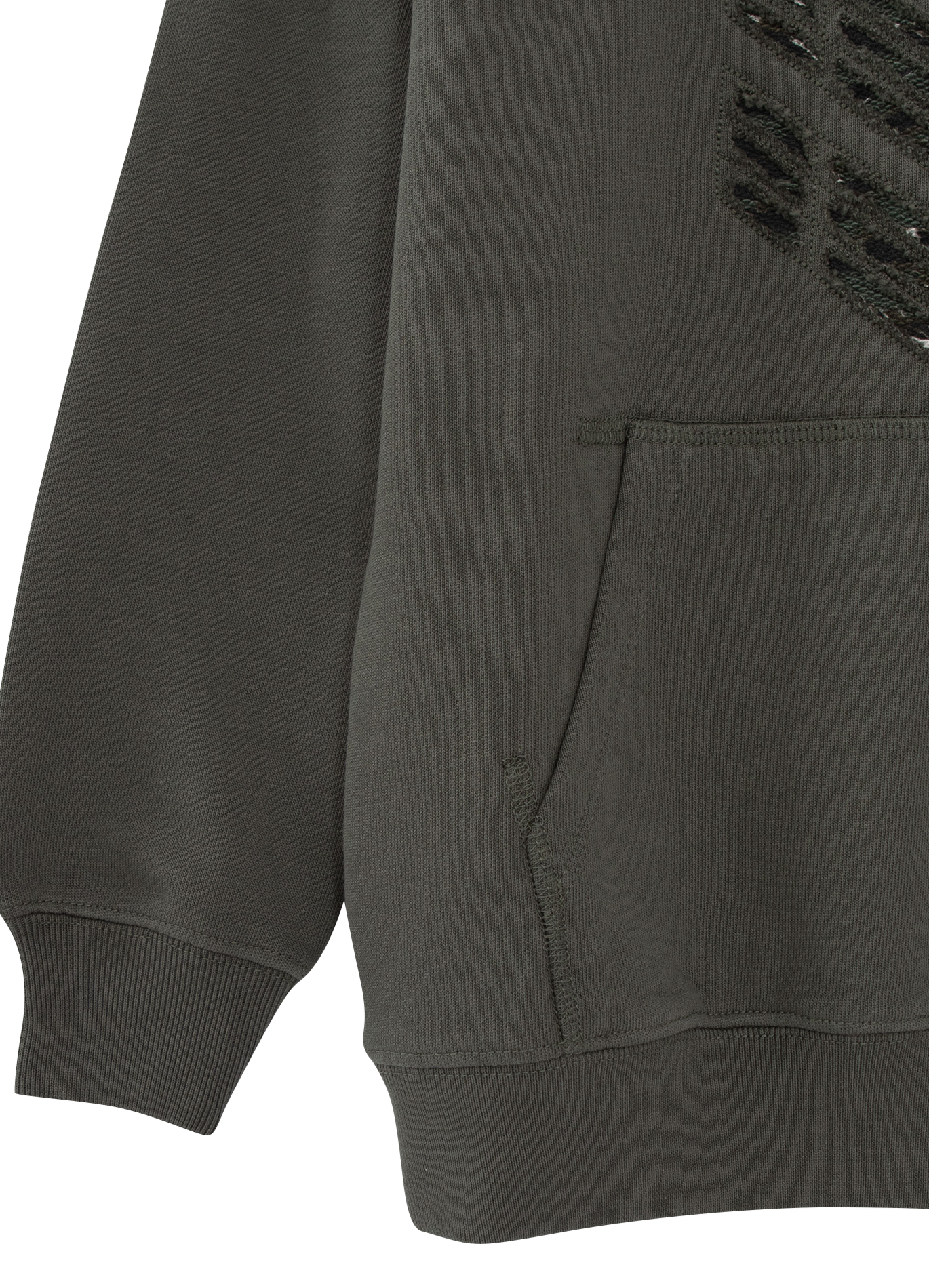 Sweat en coton | Kaki