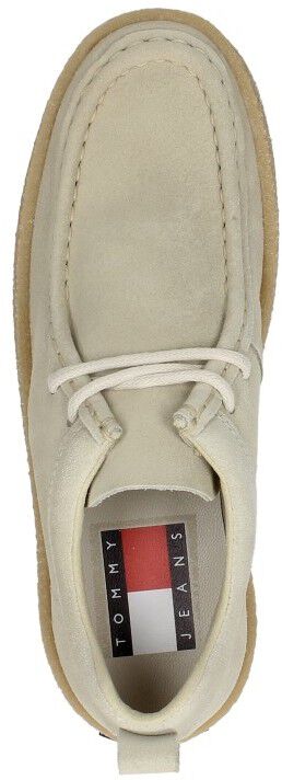Tommy Hilfiger Tommy Jeans Suede Shoe gebroken wit