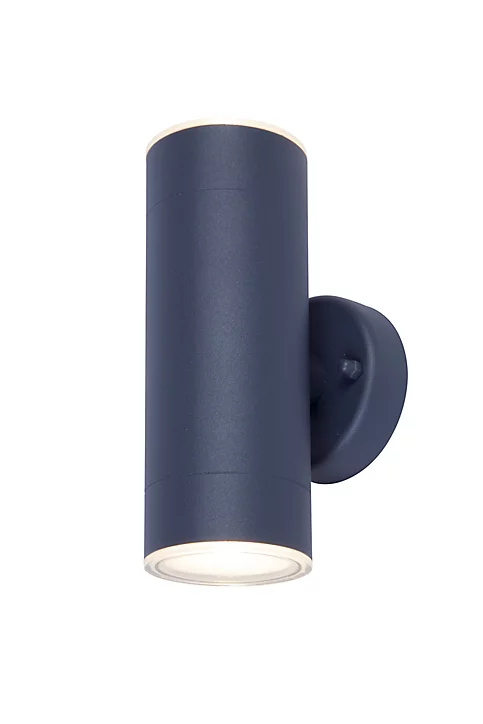 Applique murale bidirectionnelle avec détecteur de mouvement Candiac LED intégrée 760lm 8.6W IP44 GoodHome gris anthracite
