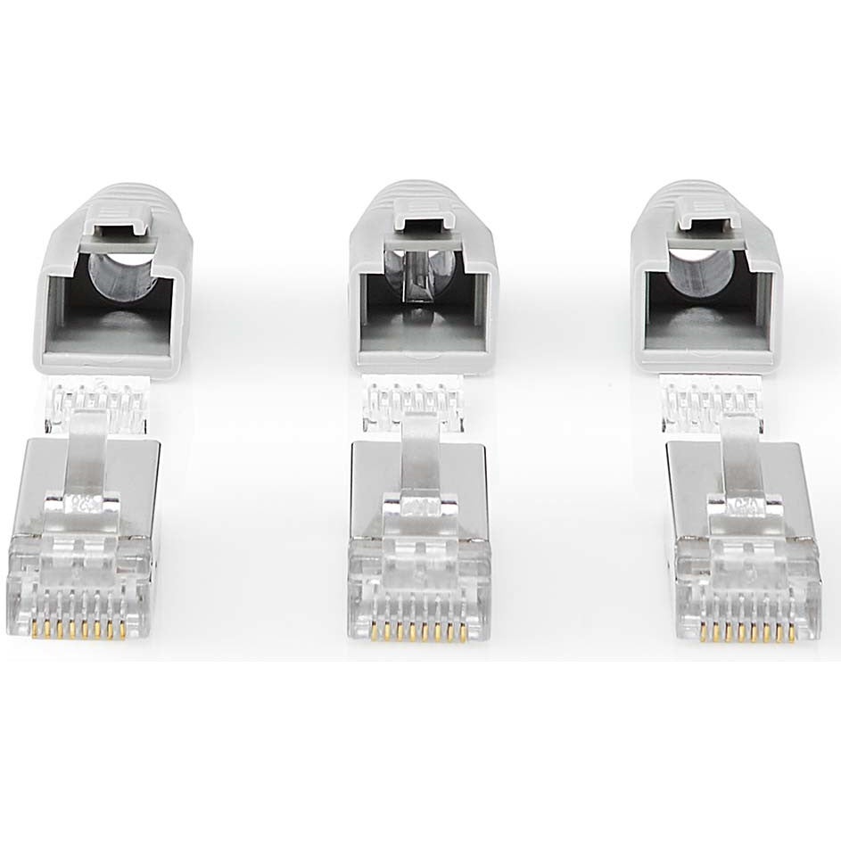 Nedis CCBW89380GY RJ45-connector voor CAT6a FTP netwerkkabel (set van 10)