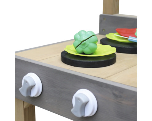 Zand- en waterspeelkeuken, middelgrijs