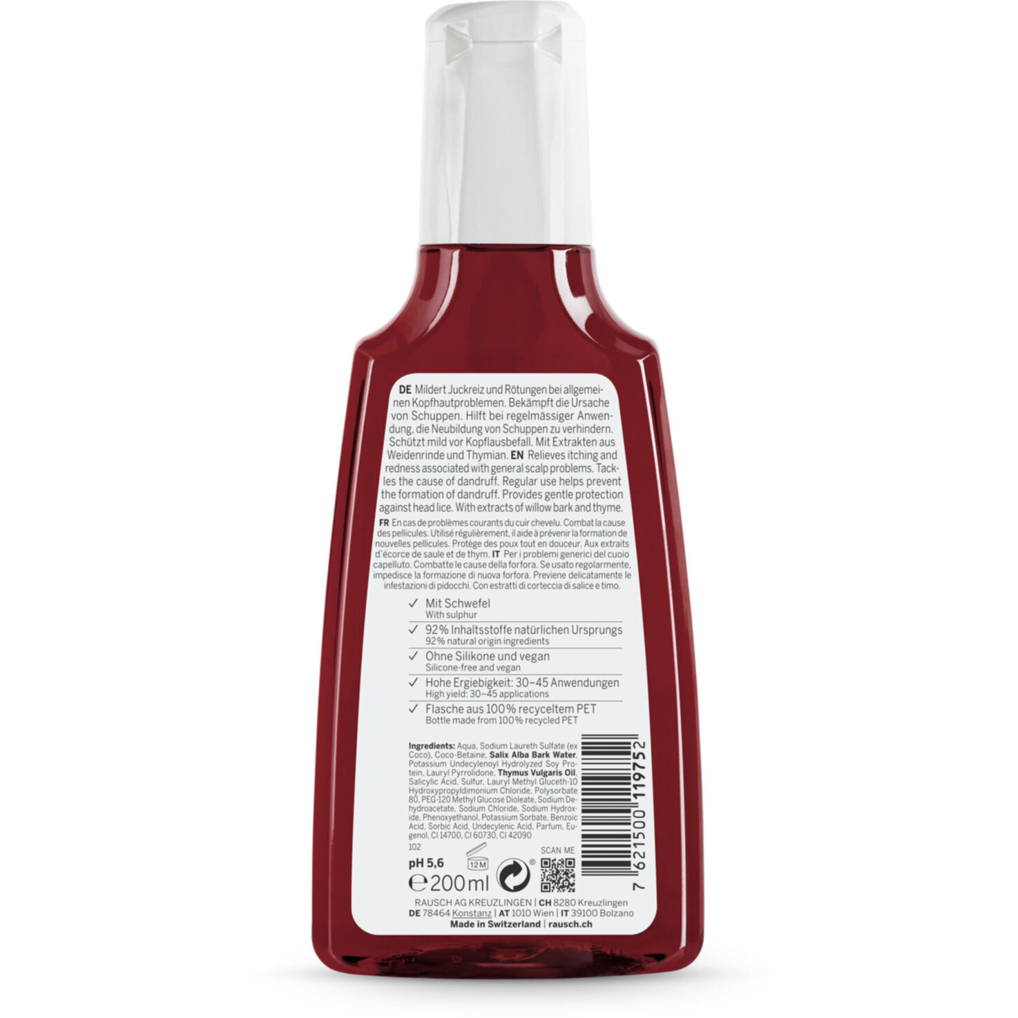 Rausch Spezial Shampoo mit Weidenrinde