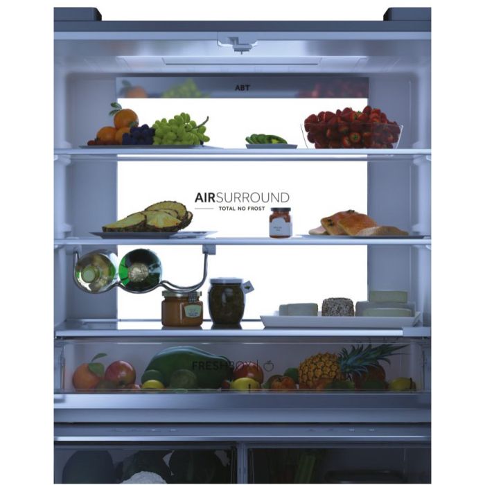 Haier Side-by-Side Multi Door CUBE 83 SERIE 7 HCW7819EHMP Platinum Inox - interner Wassertank