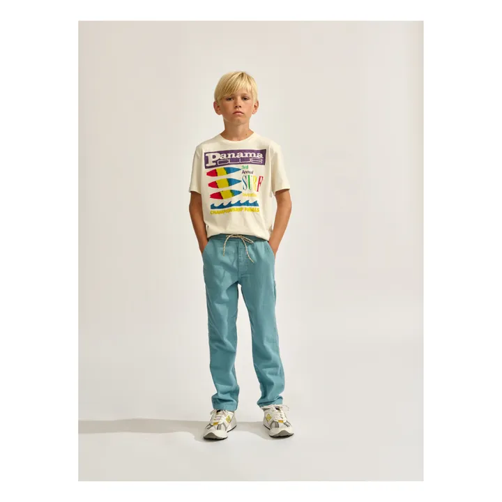 Bellerose Pantalon Droit Painter | Bleu gris