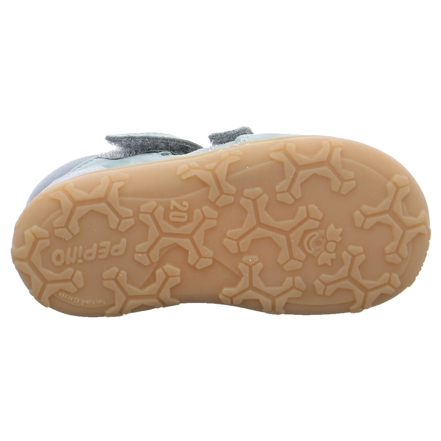 PEPINO Baby-Sommer-Bottine Pastelgrün Leder  Unisex Minilette