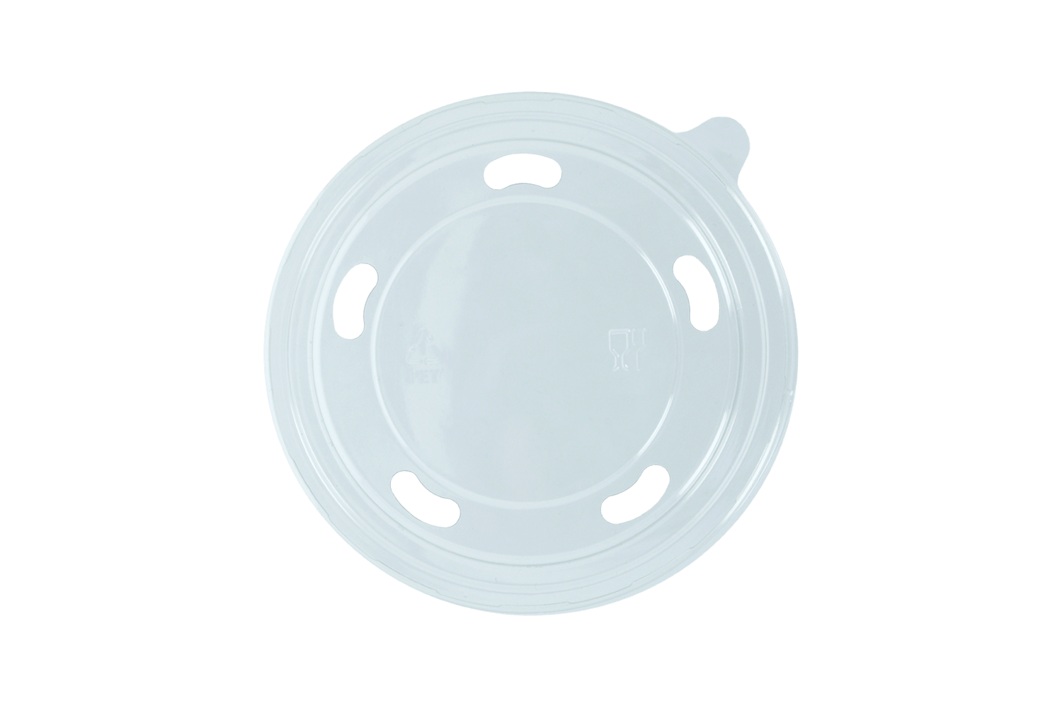 Deksel Salade Poke Bowl 500ml-750ml-1000ml Ø148mm transparant met gaten