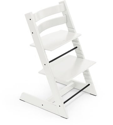 Stokke Tripp Trapp Matstol Bundle inkl. Sittepute, White/Star Silver