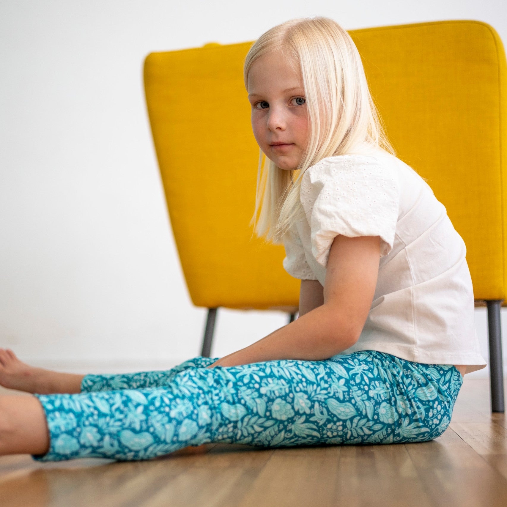 Eidechsen Leggings türkis