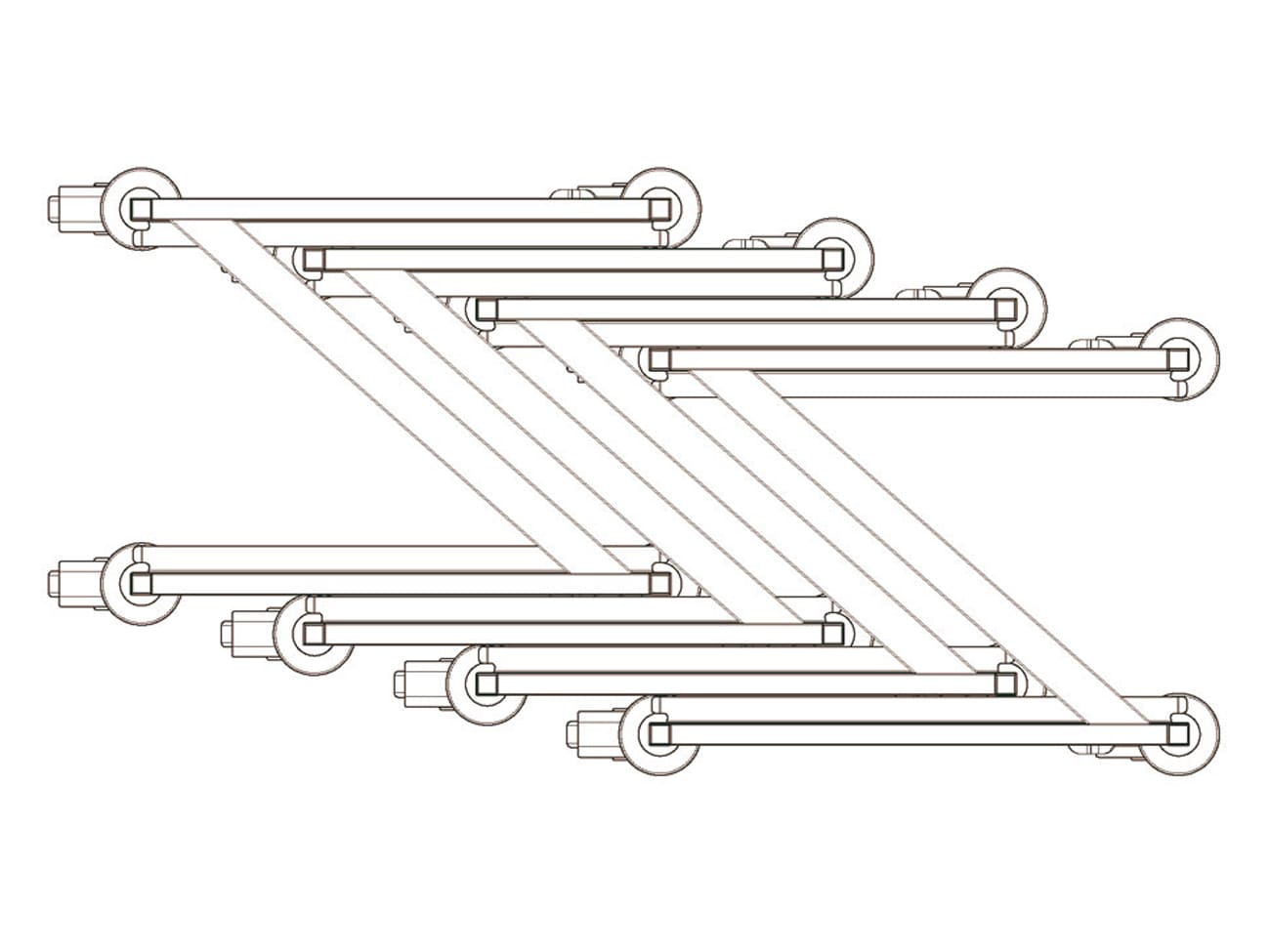 Échelle à glissières emboîtable