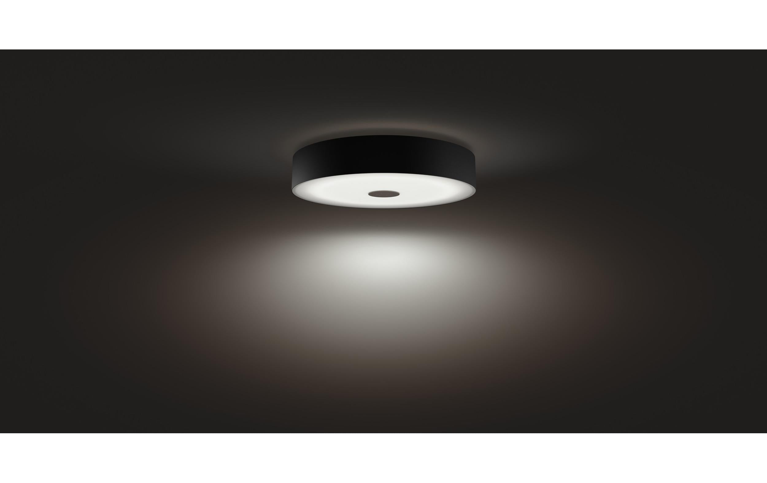 White Amb. Fair Deckenleuchte schwarz 2750 lm + Dimmschalter<br>LED Deckenlampe