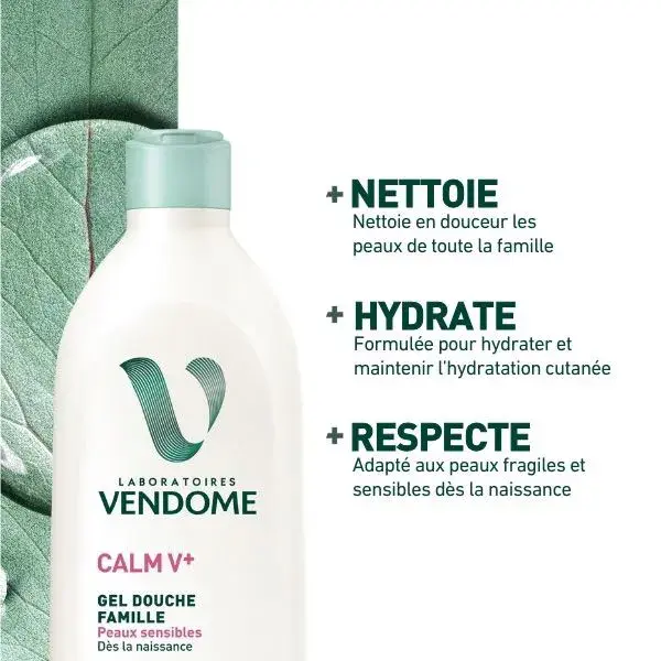 Vendôme Laboratories - CALMV+ Gel de Banho Familiar 400ml