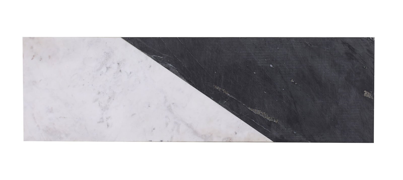 INTERhome Konsolentisch GATSBY 100 x 30 cm schwarz/ weiß