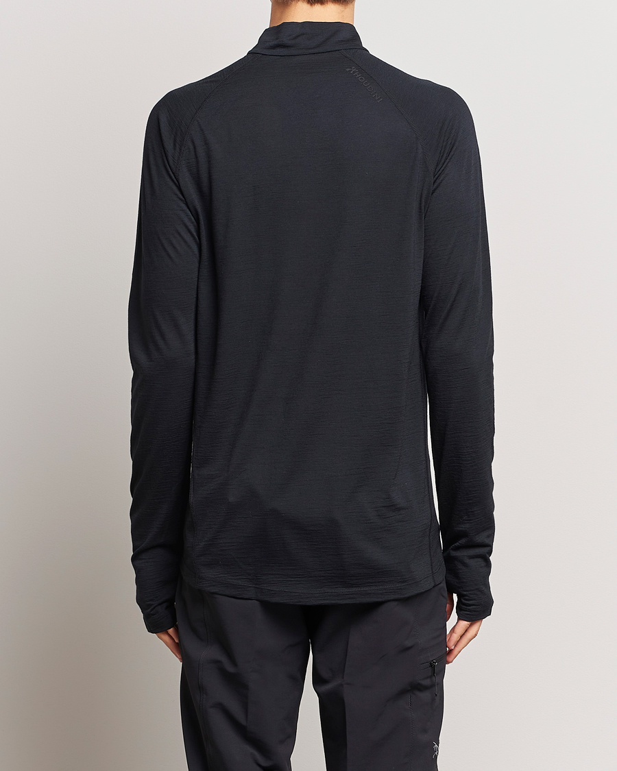 Houdini Desoli Merino Light Half Zip True Black