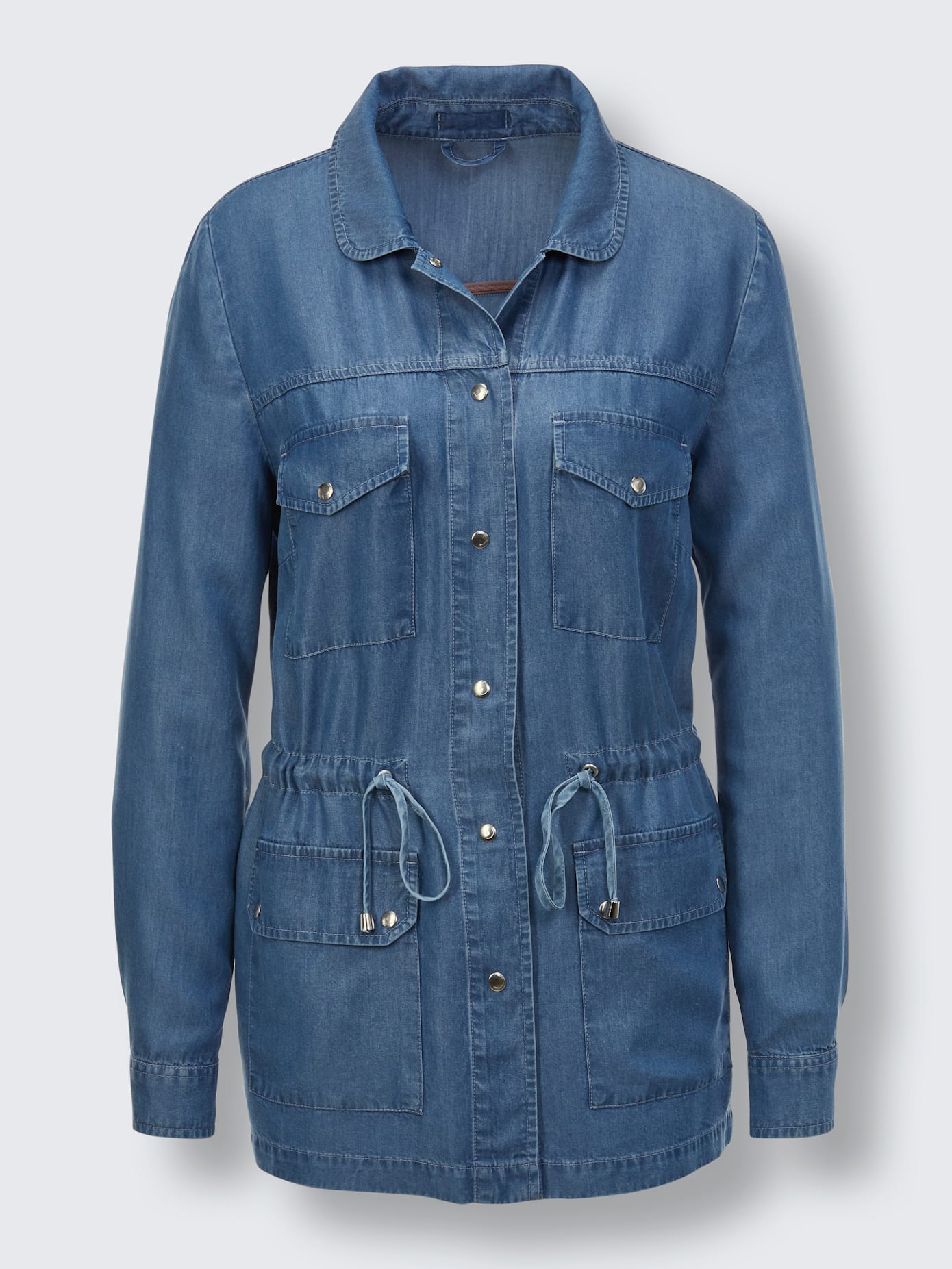 Blazer chemisier en lyocell pur lyocell