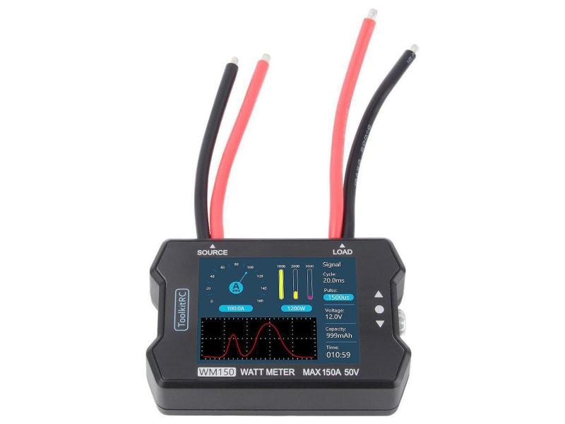 ToolkitRC Akkutester WM150 Advanced Watt & Power Meter Akkutester