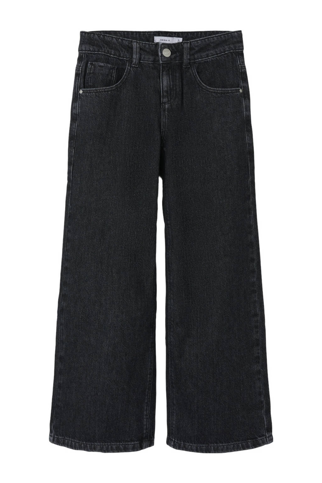 NAME IT wide leg jeans NKFROSE dark grey denim