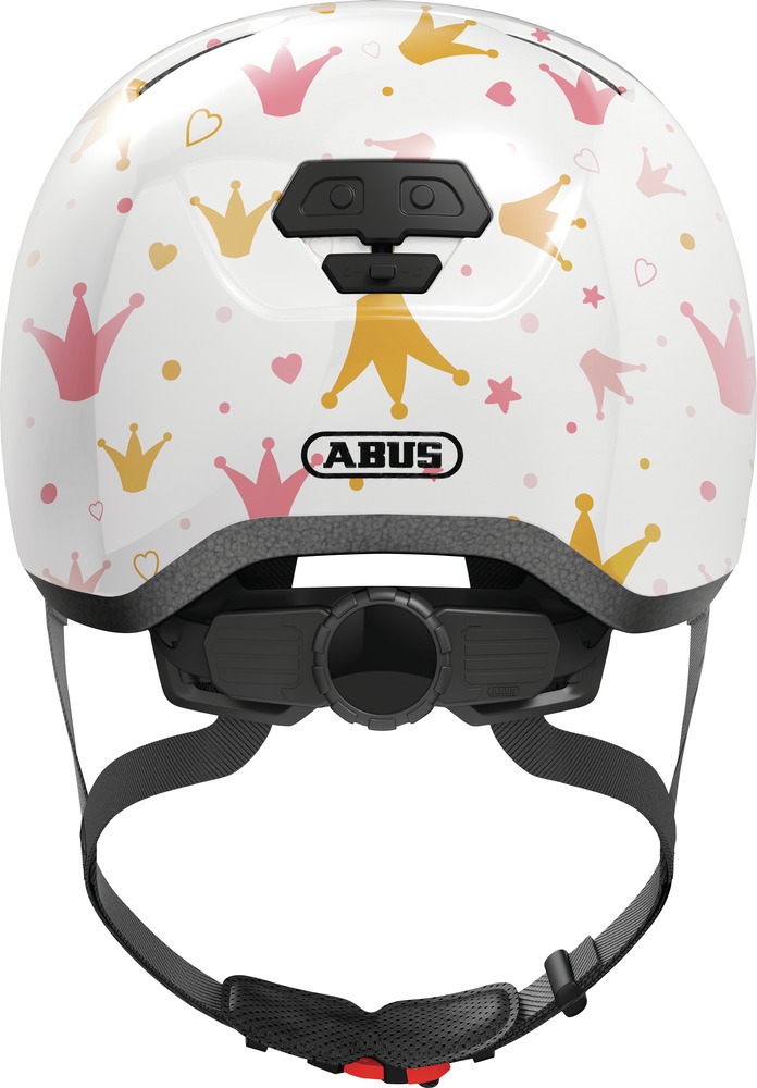 ABUS Skurb Kid cykelhjelm White Crowns
