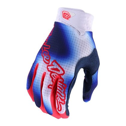 Gants cross TroyLee design AIR LUCID YOUTH - Blanc / Bleu