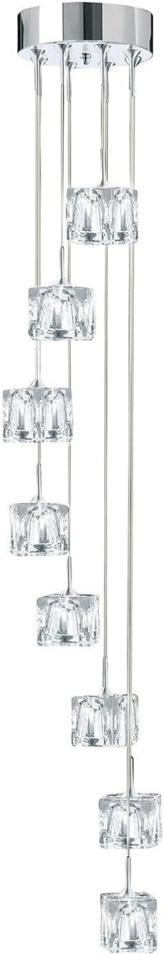 Kaskaden-Pendelleuchte 8-flammig Ice Cube
