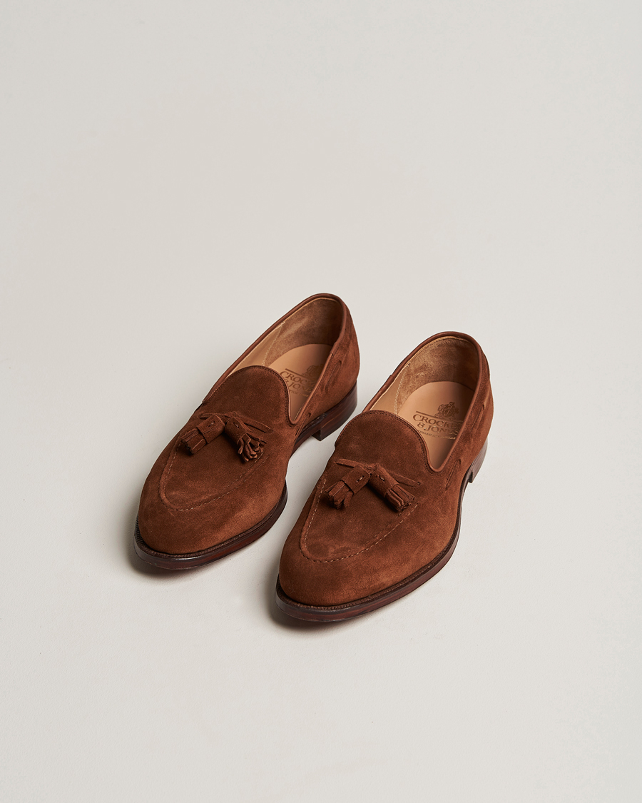Crockett & Jones Cavendish Tassel Loafer Polo Suede