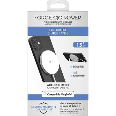 BigBen - Chargeur induction sans fil + adaptateur secteur - Compatible MagSafe