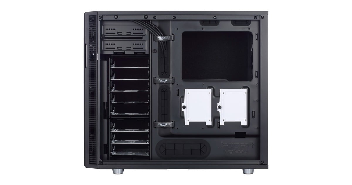 Fractal DesignDefine R5 Black midi tower behuizing  (Zwart | 4x USB-A)