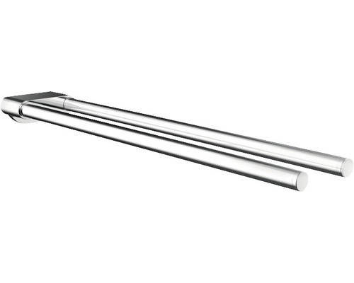 Emco Flow starre dubbele handdoekhouder, chroom 275000143