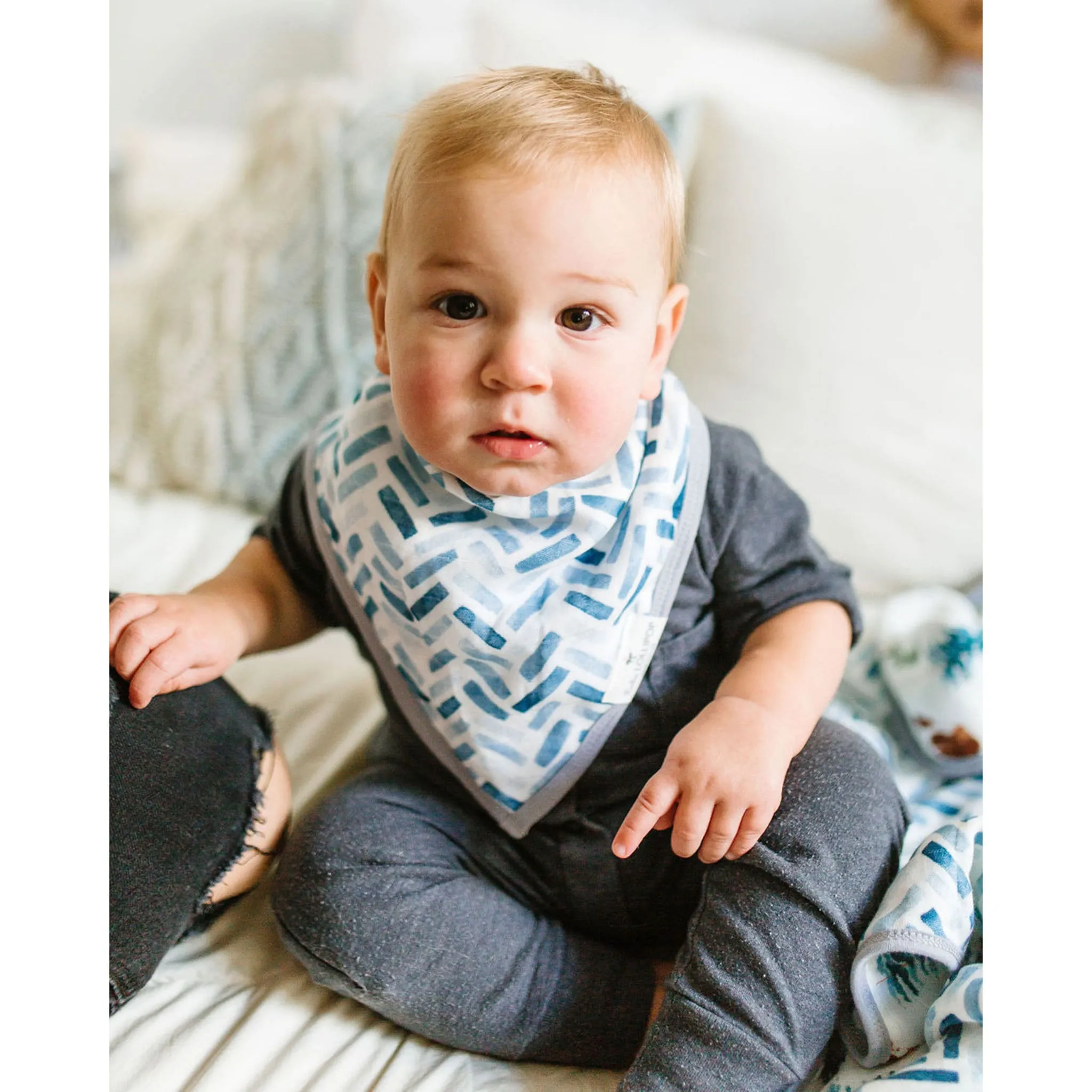 Loulou Lollipop Bavoirs Bandana Mousseline Paquet de 2 - Aventure