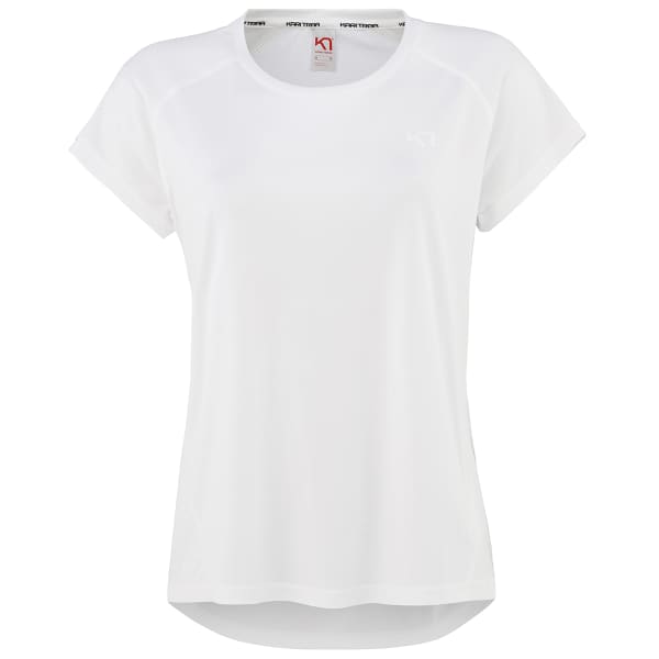 T-shirt randonnée KARI TRAA EMILY SHORT SLEEVE WHITE
