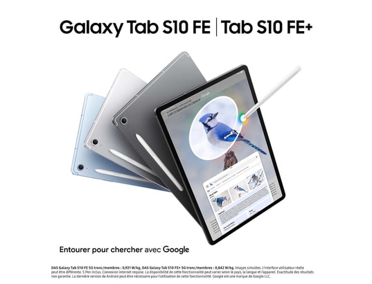 SAMSUNG - Tablette tactile Galaxy Tab S10 FE+ 128GB WiFi Gray SM-X620NZAREUB