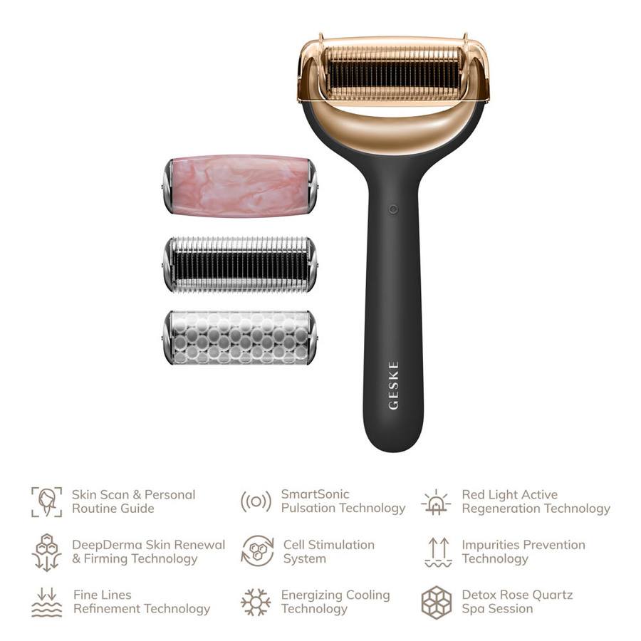 GESKE MicroNeedle Face & Body Roller 9 in 1 Gray