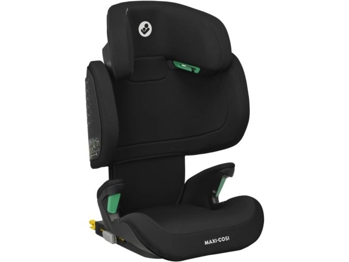 MAXI-COSI Kindersitz RodiFix M i-Size Basic Black Mitwachsender Kinderautositz Gruppe 2, 3