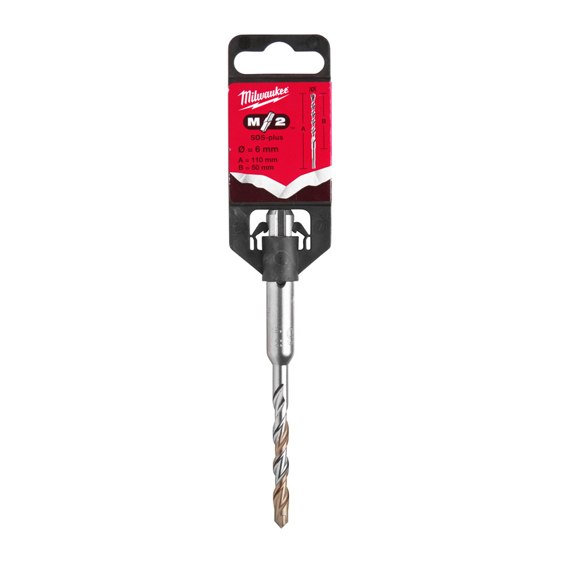 Milwaukee SDS-plus hamerboor M/2 6x110mm
