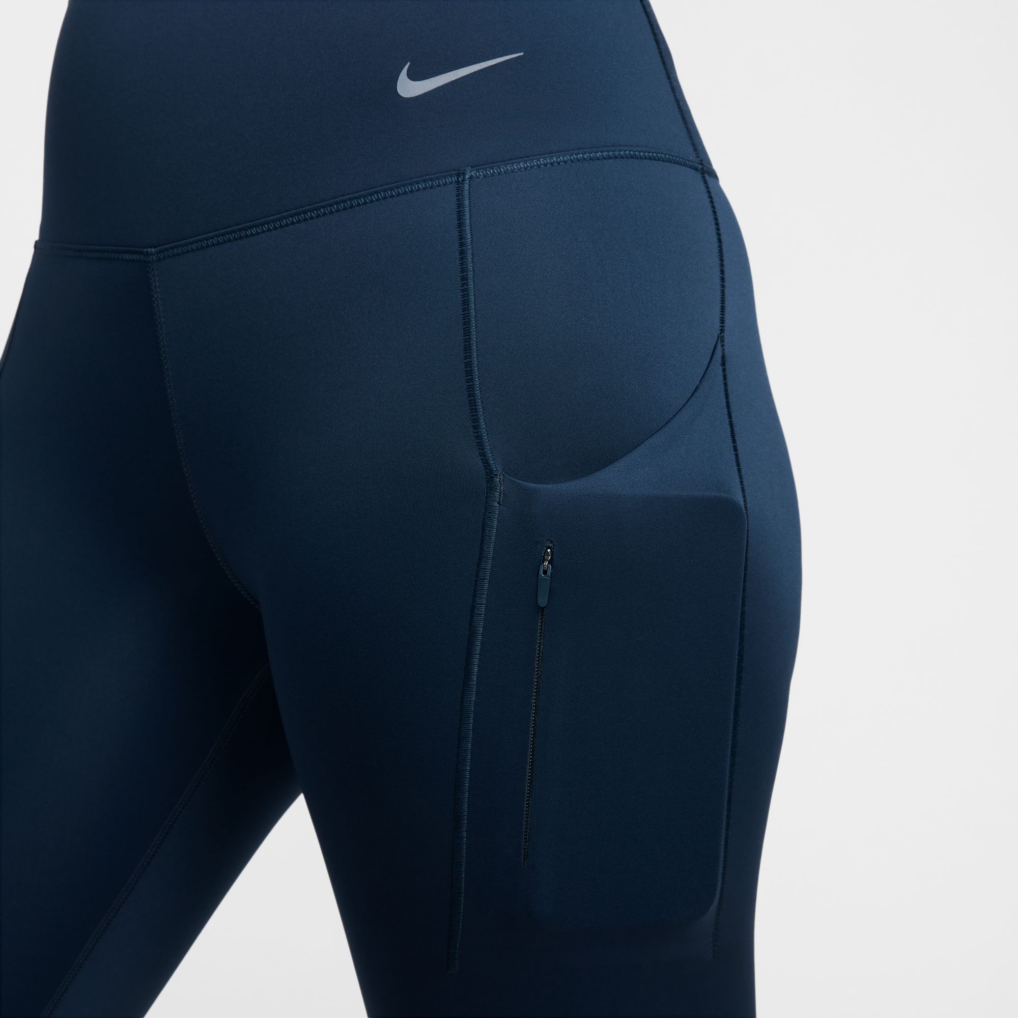 Go High-Waisted 7/8 Tights Dame 478/Armory Navy/Black