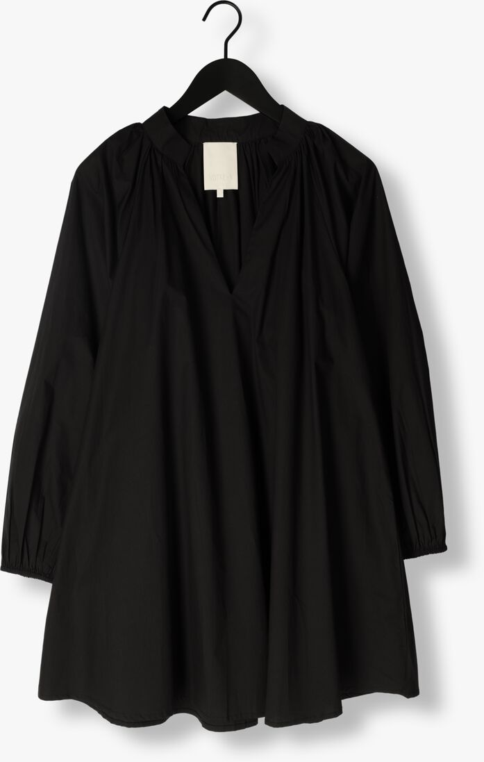 NOTRE-V zwarte notre-v mini jurk nv-dayo mini dress