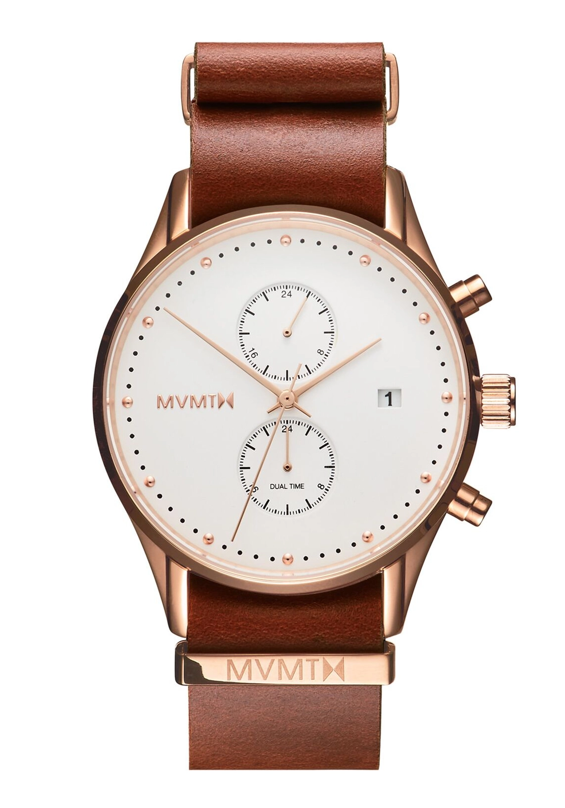 MVMT Herrenuhr Voyager Rosewood MV01-RGNA2