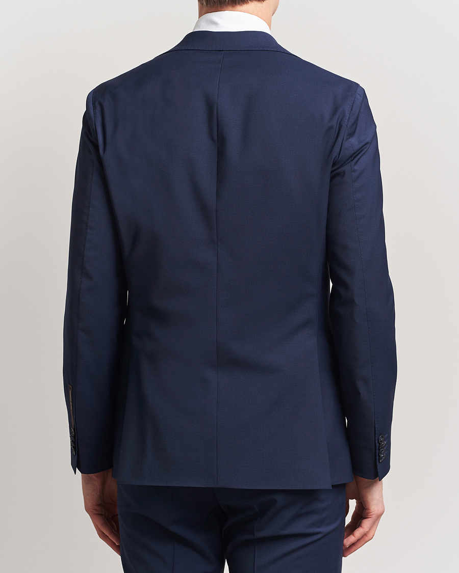 Oscar Jacobson Ego Wool Blend Suit Blue