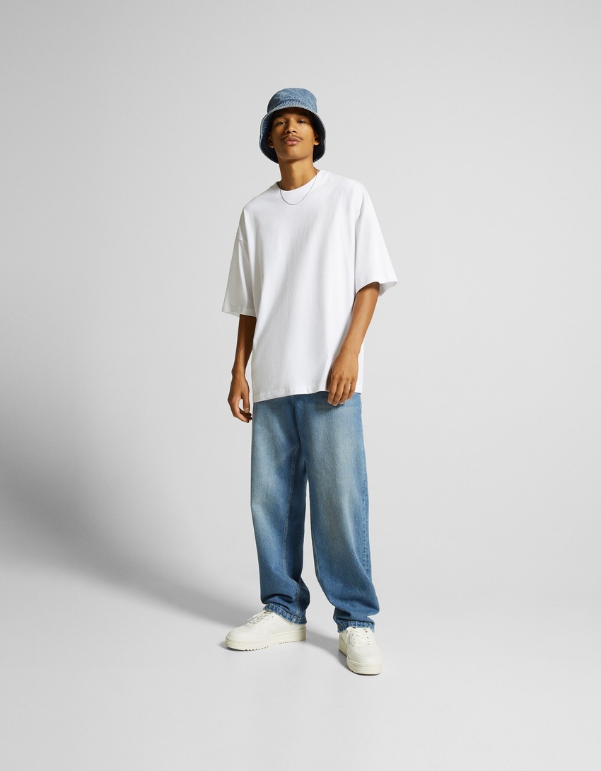 calças jeans largas