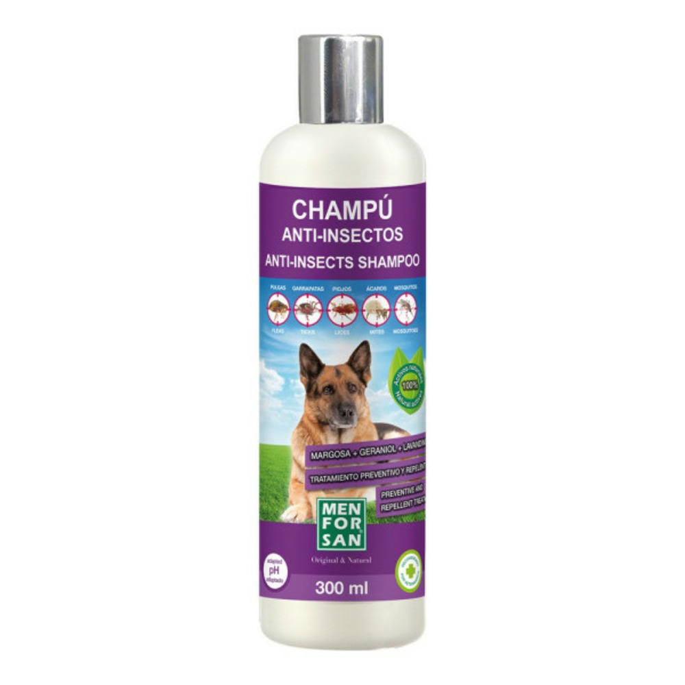 Shampooing men for san chien répulsif d'insectes (300 ml)
