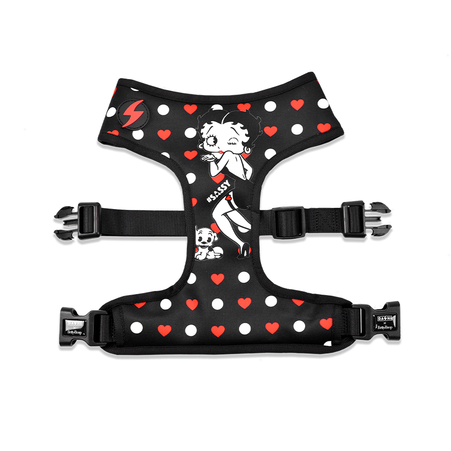 Neo mesh betty boop cor elegante Preto