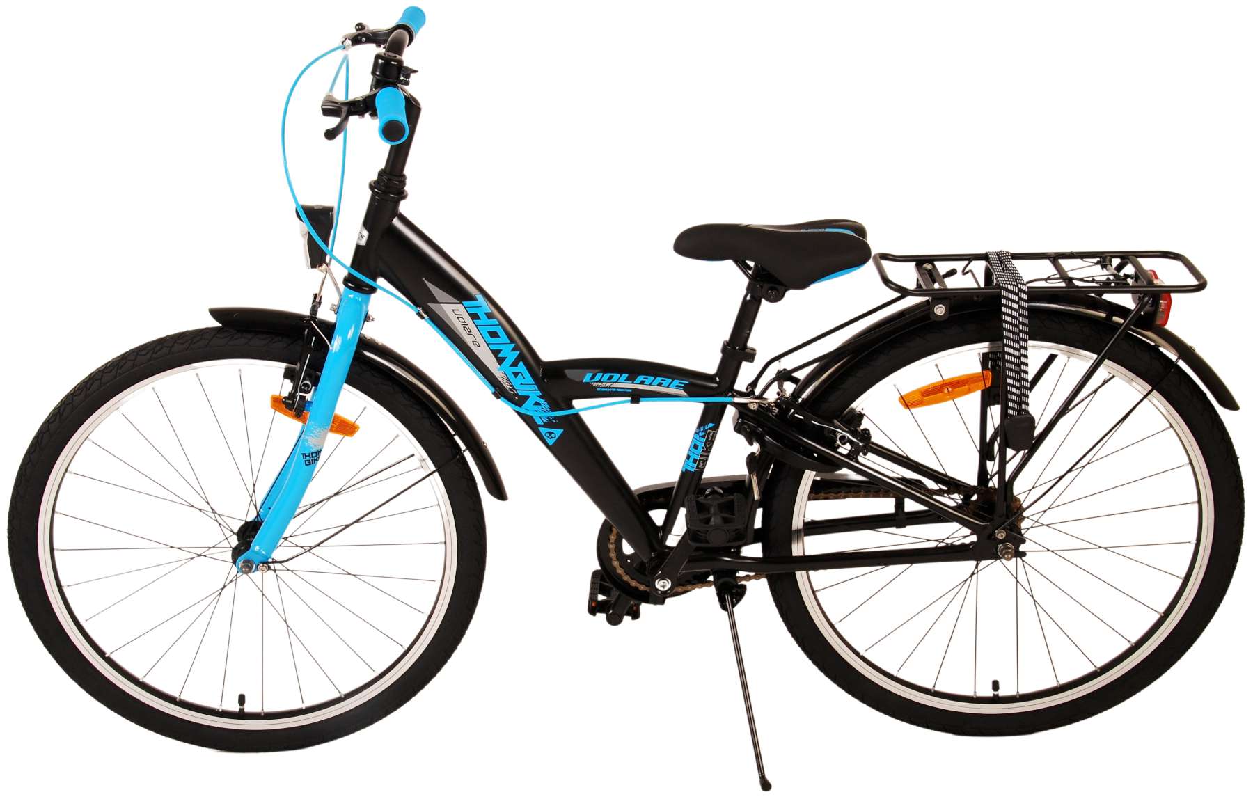 TPFSports Thombike Kinderfahrrad - Jungen - Rücktritt + Handbremse - 24 Zoll - Blau