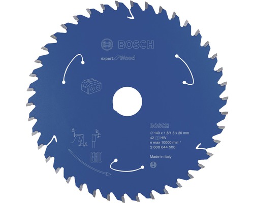 Cirkelzaagblad voor Expert for Wood accuzagen, 140x1,8/1,3x20mm, 42 tanden