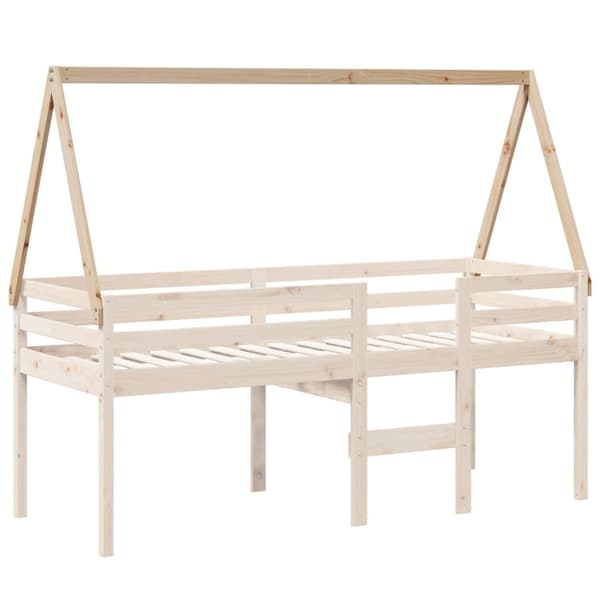 vidaXL Tak for barneseng 199x95,5x88 cm heltre furu