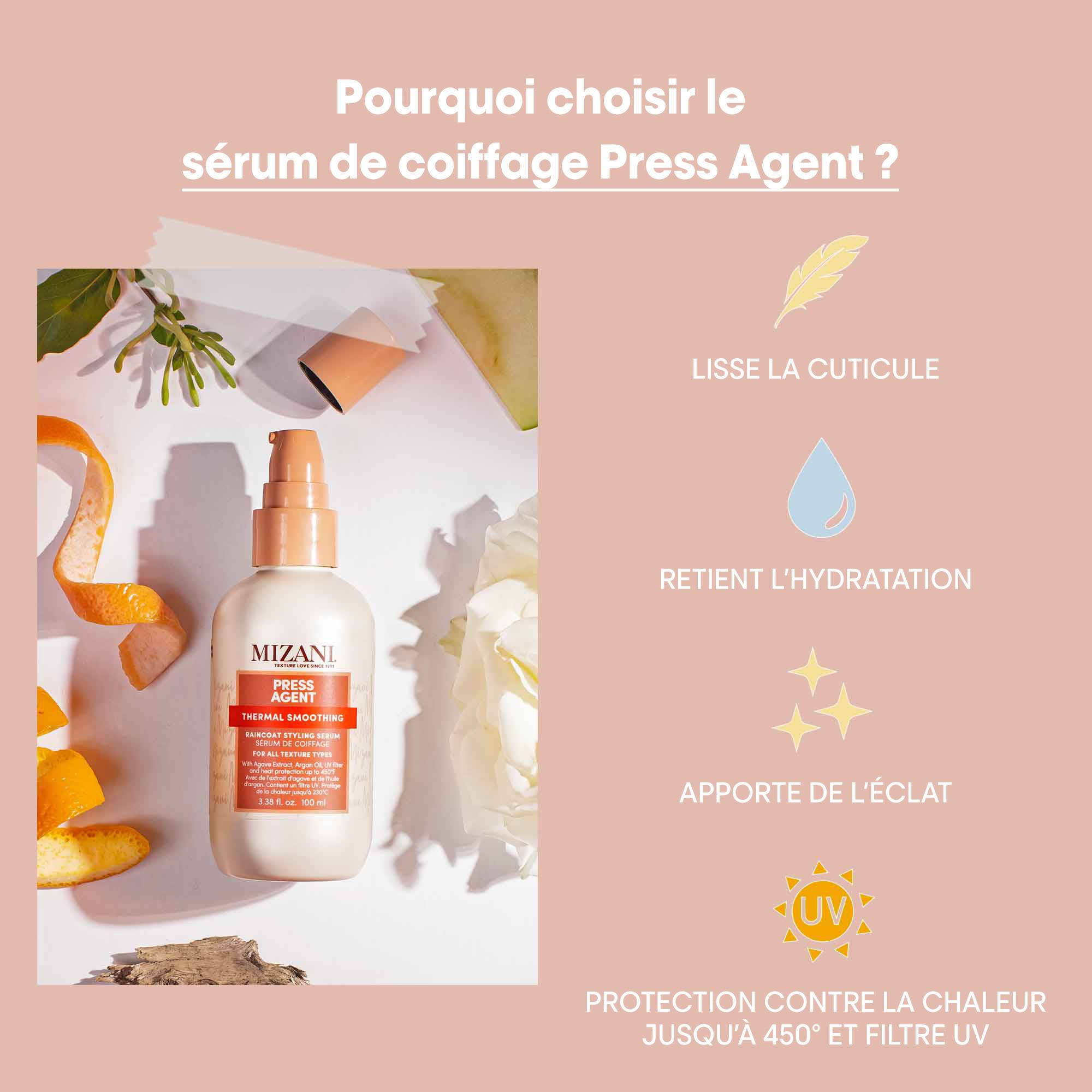 Crème de coiffage thermoprotecteur Press Agent Thermal Smoothing / 150ml