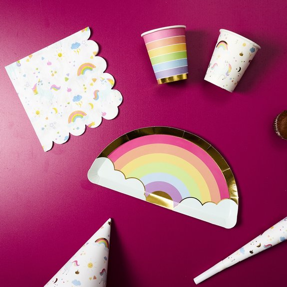 20 serviettes en papier Licorne