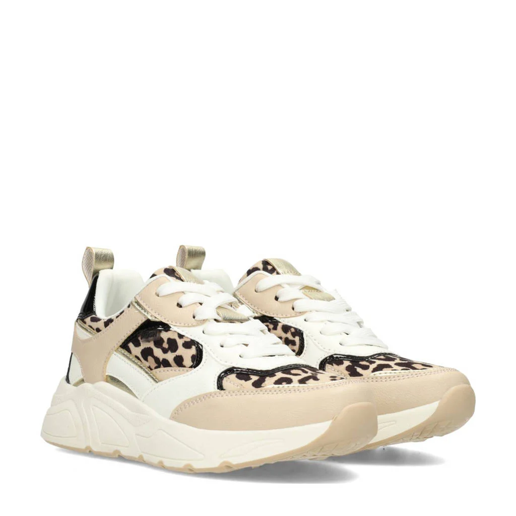 POSH by Poelman Rosiechunky sneakers beige/panter