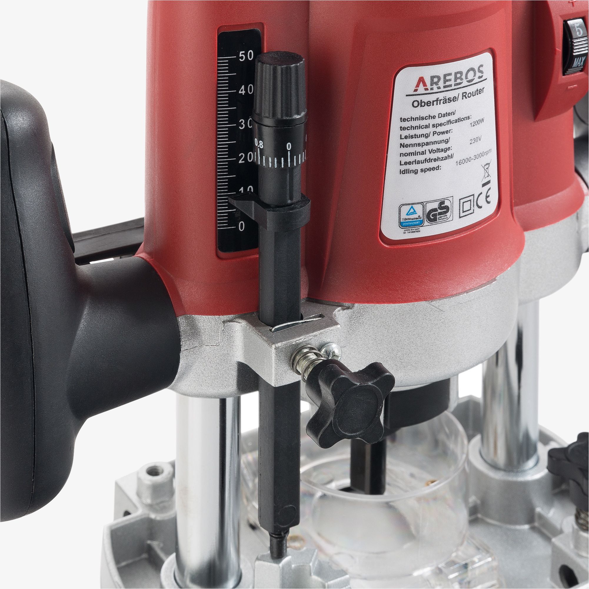Oberfräse 1200W inkl. 12 Fräser